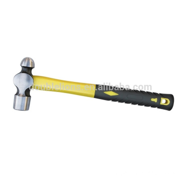 Ball pein hammer double plastic-coating handle